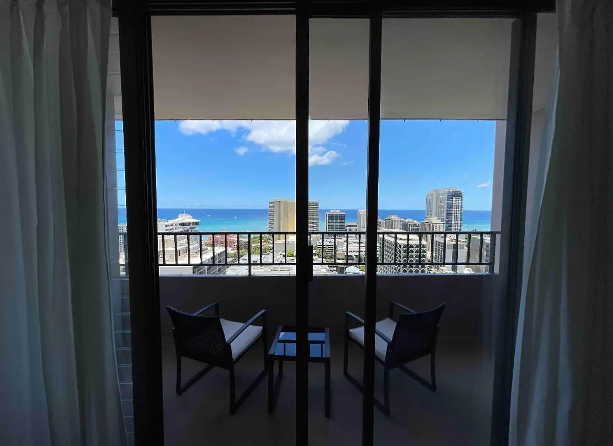 公寓 檀香山28Th Floor Breathtaking Ocean View With A Kitchen-Free Parking-Corner Unit-King Bed公寓